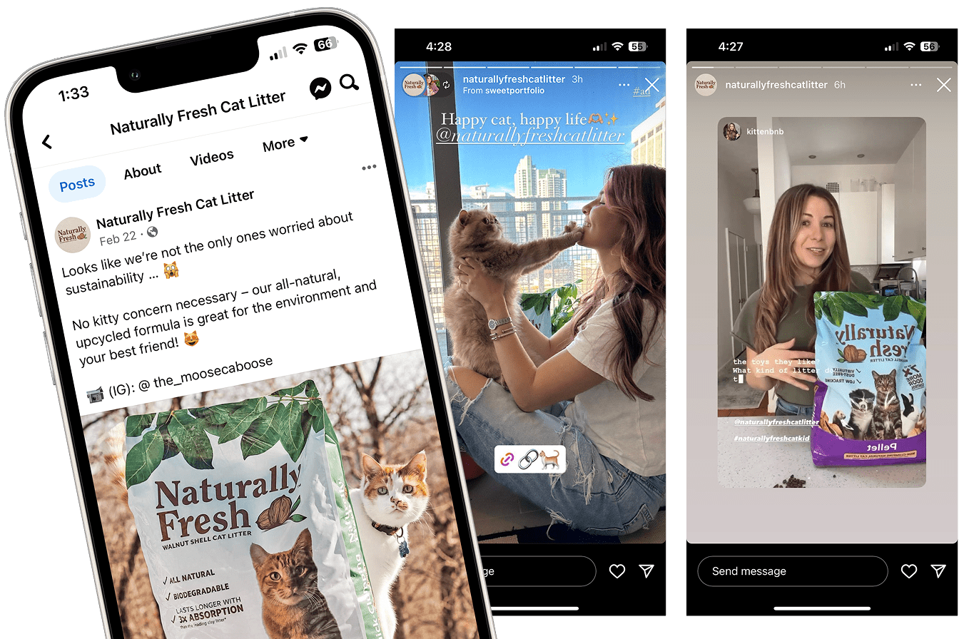 Naturally fresh social media examples