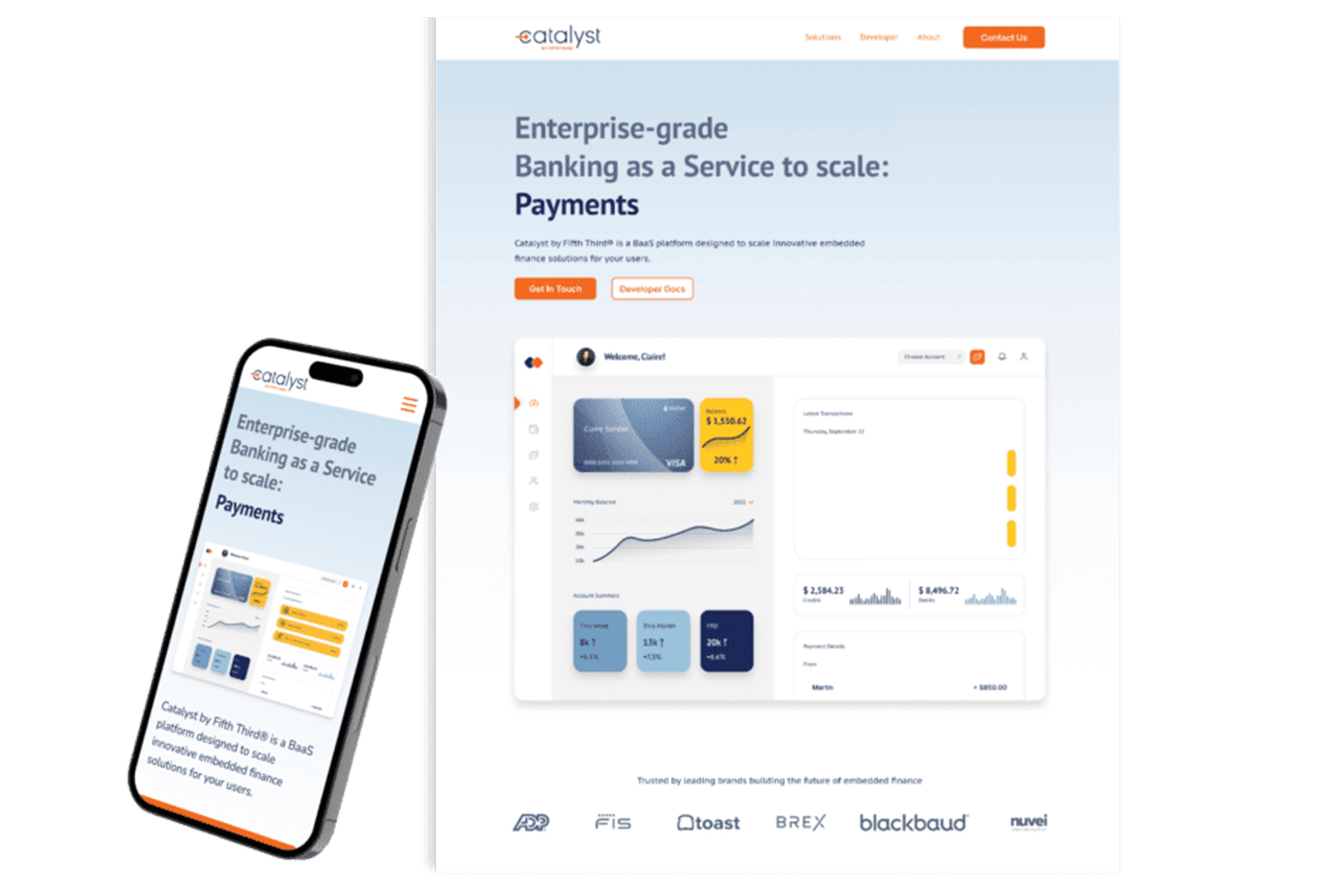 Developing a breakthrough approach for an embedded finance solution example