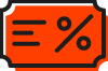 An illustrated orange flyer